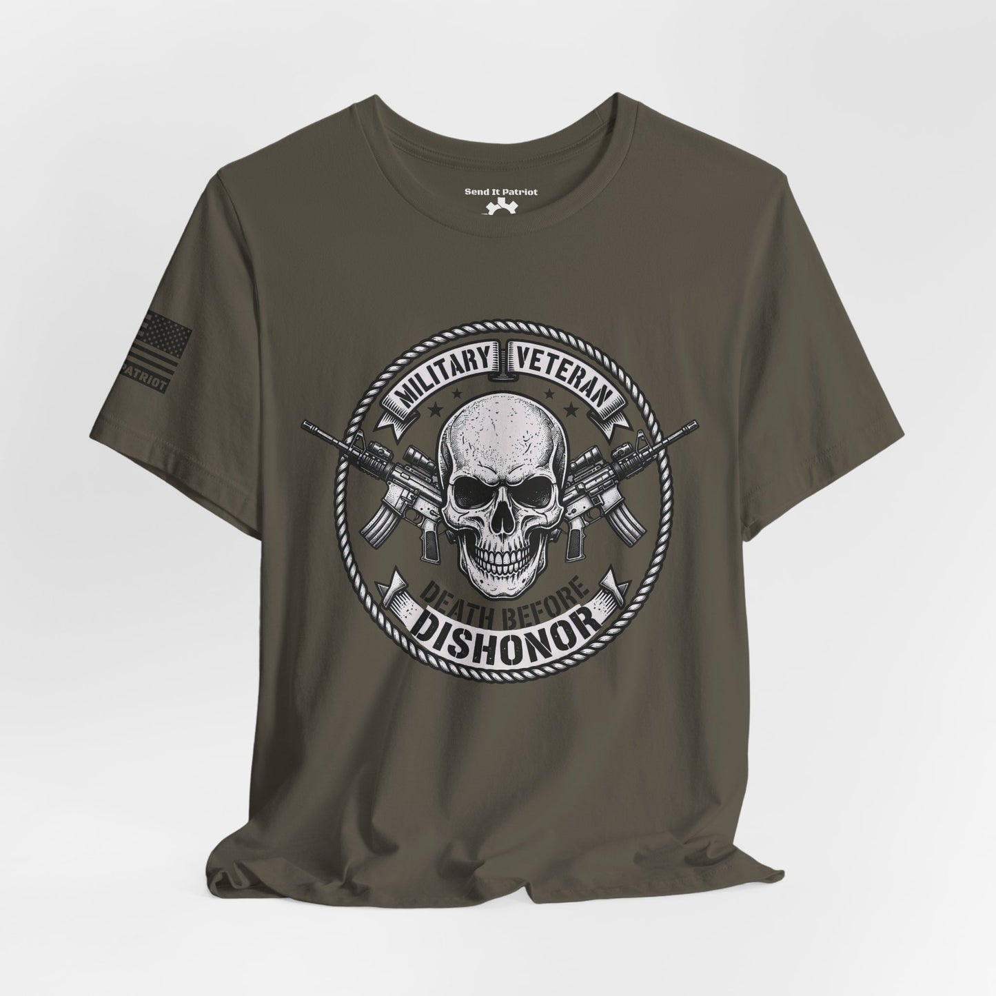 Death Before Dishonor Veteran T-Shirt — Patriotic Tee