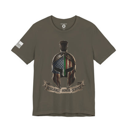 Spartan Thin Green Line T-Shirt — Military Patriotic Tee