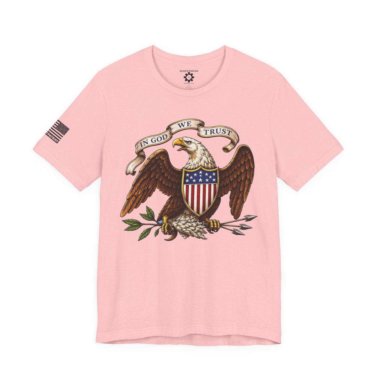 American Bald Eagle  "In God We Trust" Tee — Patriotic Shirt