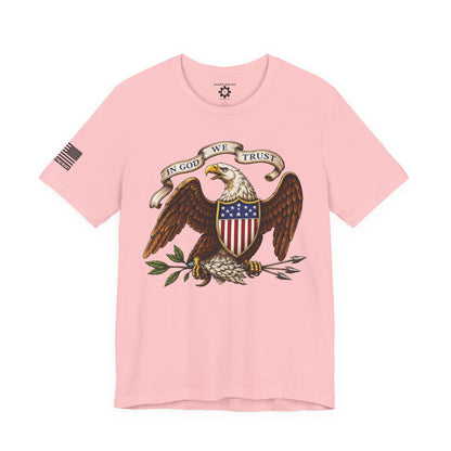 American Bald Eagle  "In God We Trust" Tee — Patriotic Shirt
