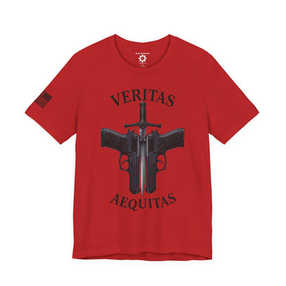 Veritas Aequitas T-Shirt | Patriotic Style Tee