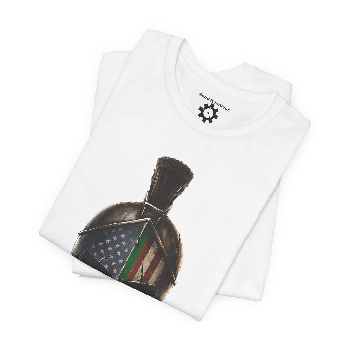 Spartan Thin Green Line T-Shirt — Military Patriotic Tee