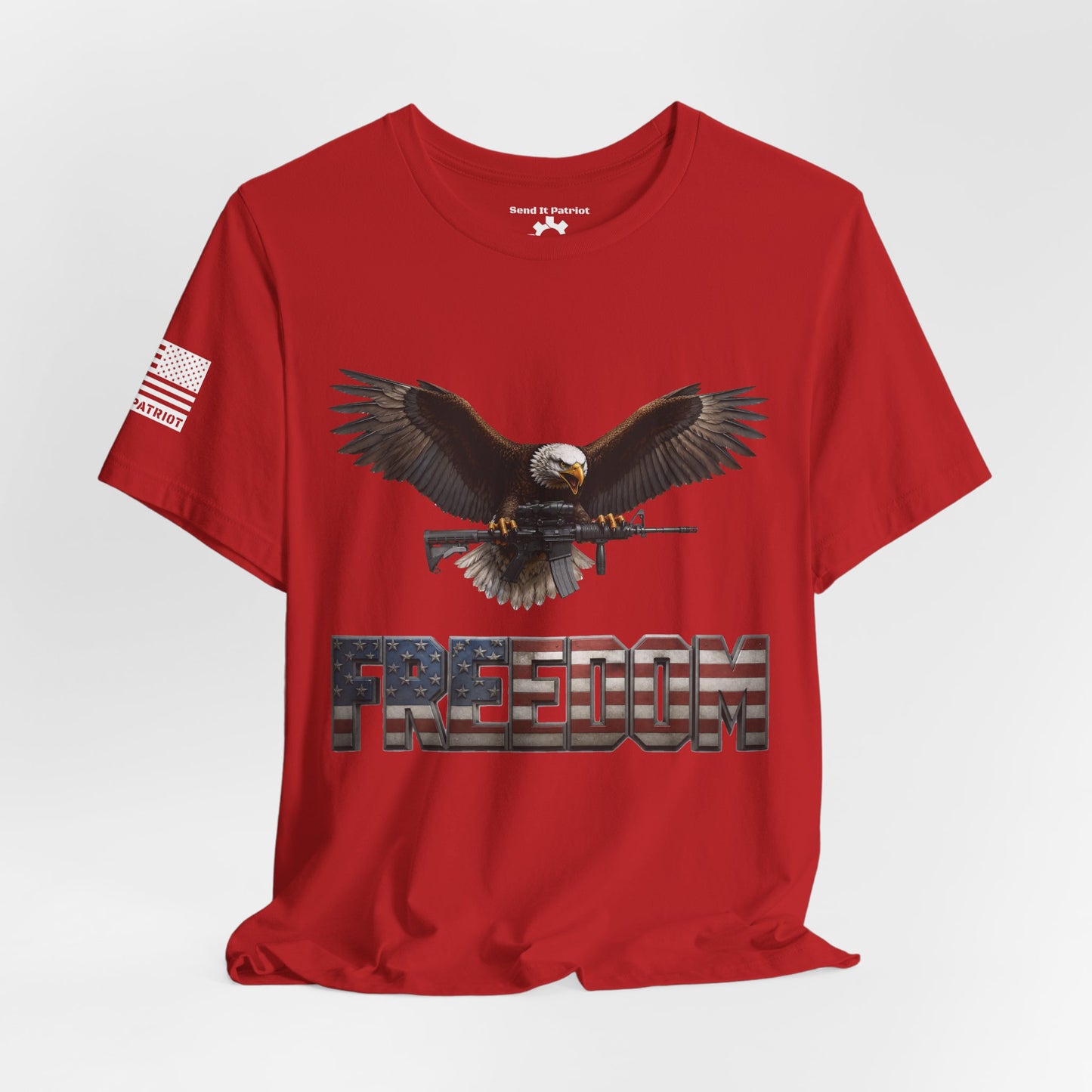 Freedom Tee — Military Weapons Print T-Shirt