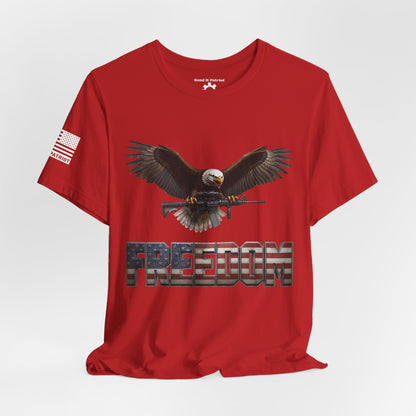Freedom Tee — Military Weapons Print T-Shirt