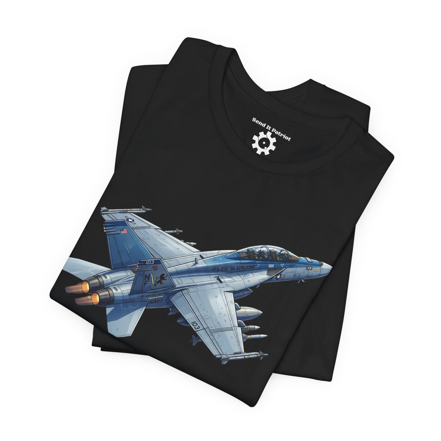 United States F/A 18 Super Hornet T-Shirt — Military Patriotic Tee