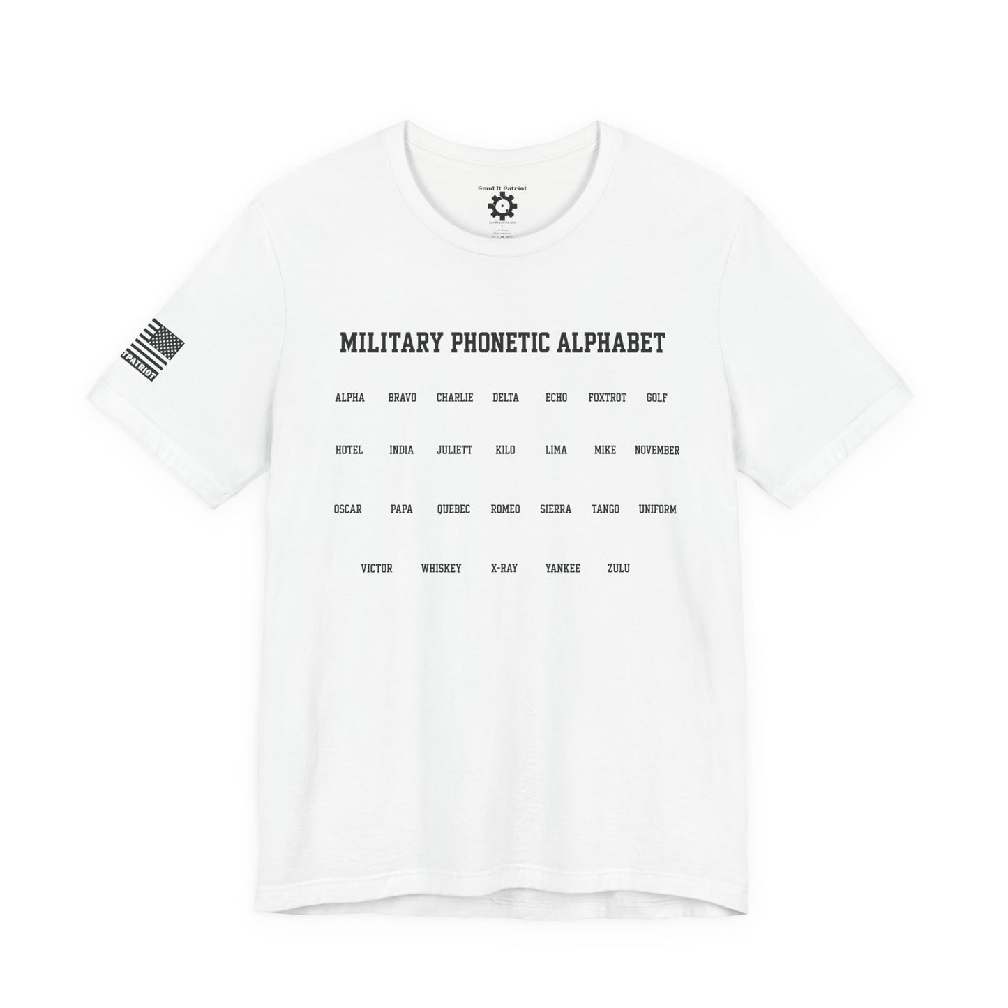 Military Phonetic Alphabet T-Shirt — Military Patriotic Tee
