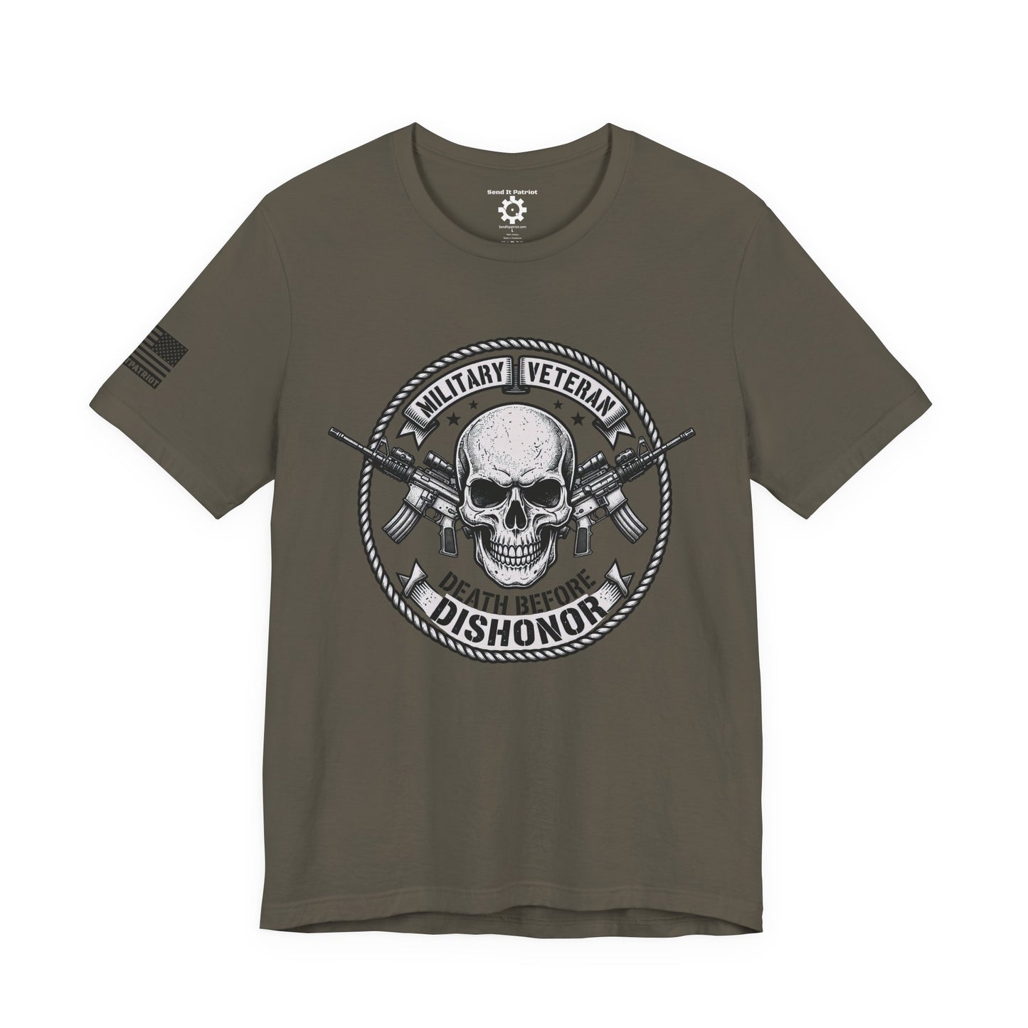 Death Before Dishonor Veteran T-Shirt — Patriotic Tee