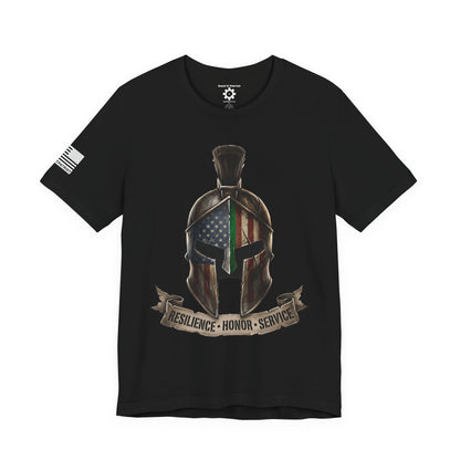 Spartan Thin Green Line T-Shirt — Military Patriotic Tee