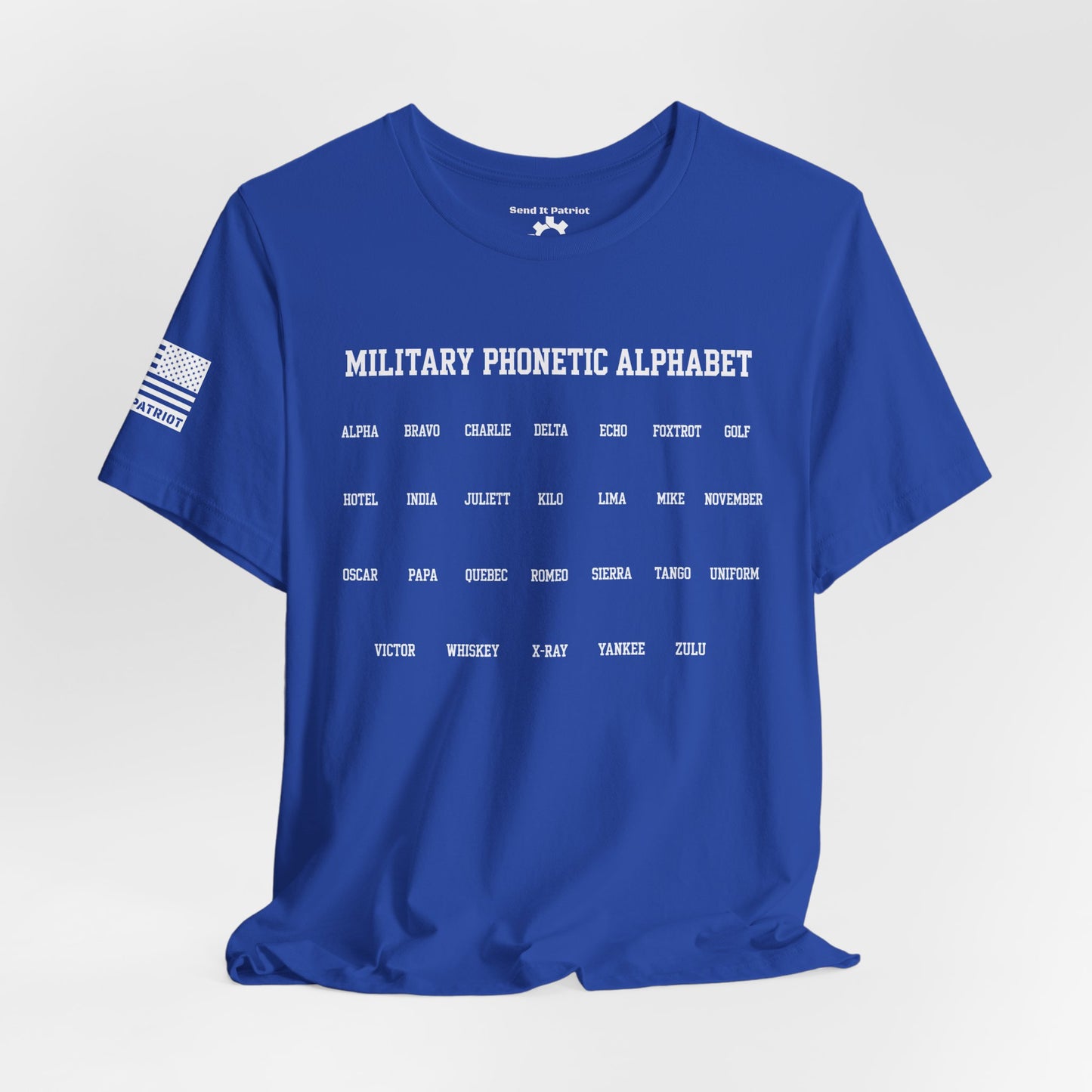 Military Phonetic Alphabet T-Shirt — Military Patriotic Tee