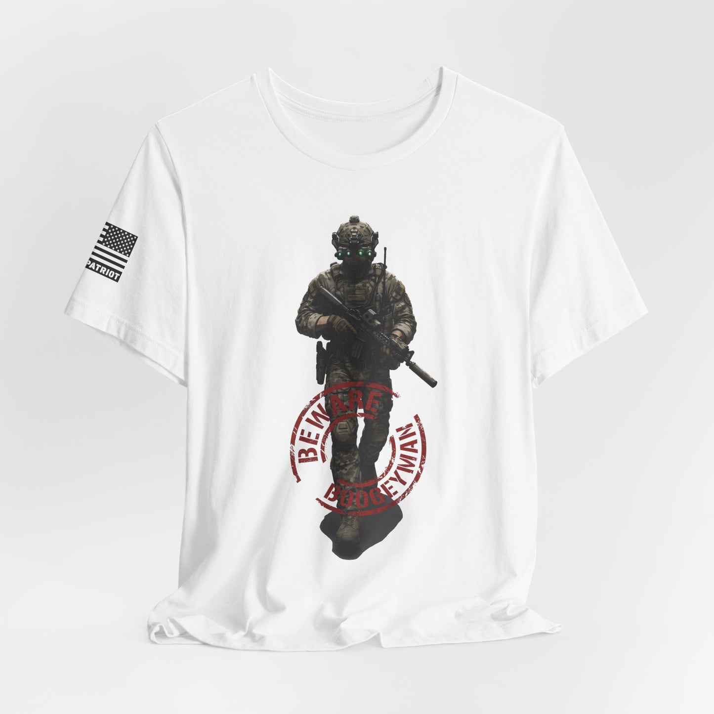 Beware Boogeyman | Boogeyman Hunter T-Shirt — Patriotic Tee