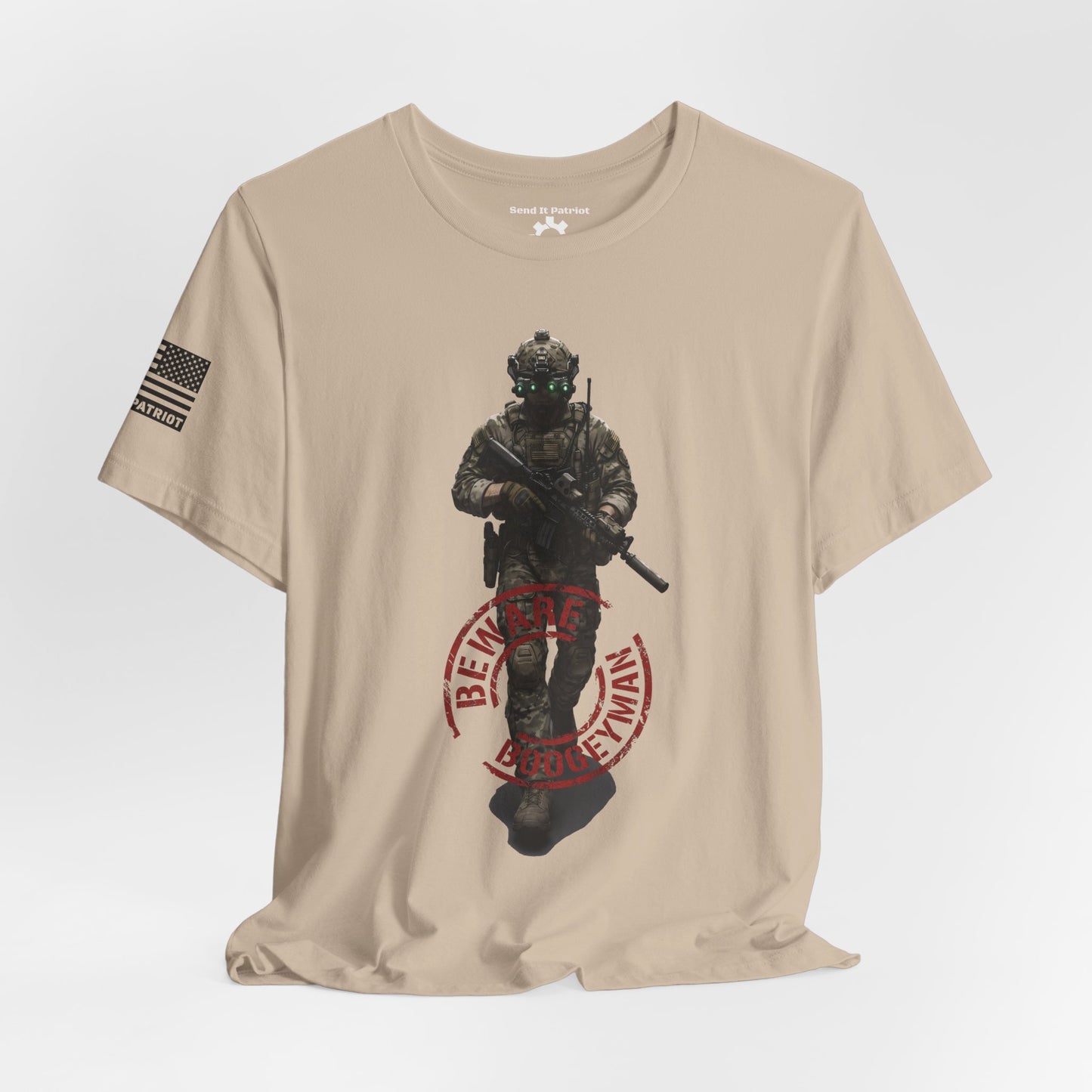 Beware Boogeyman | Boogeyman Hunter T-Shirt — Patriotic Tee
