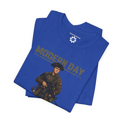 Modern Day Minuteman T-Shirt – Patriotic Tactical Soldier Graphic Tee