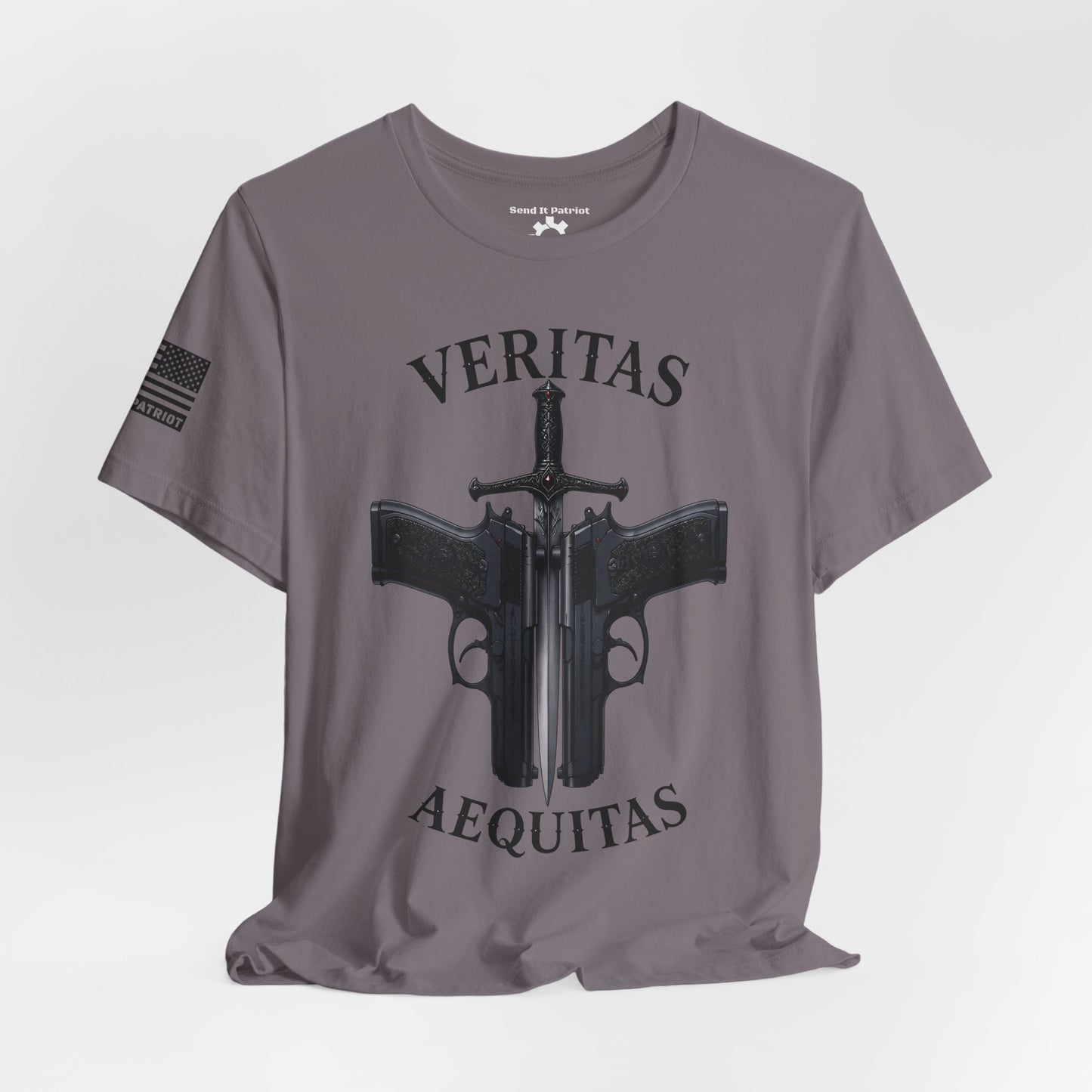 Veritas Aequitas T-Shirt | Patriotic Style Tee