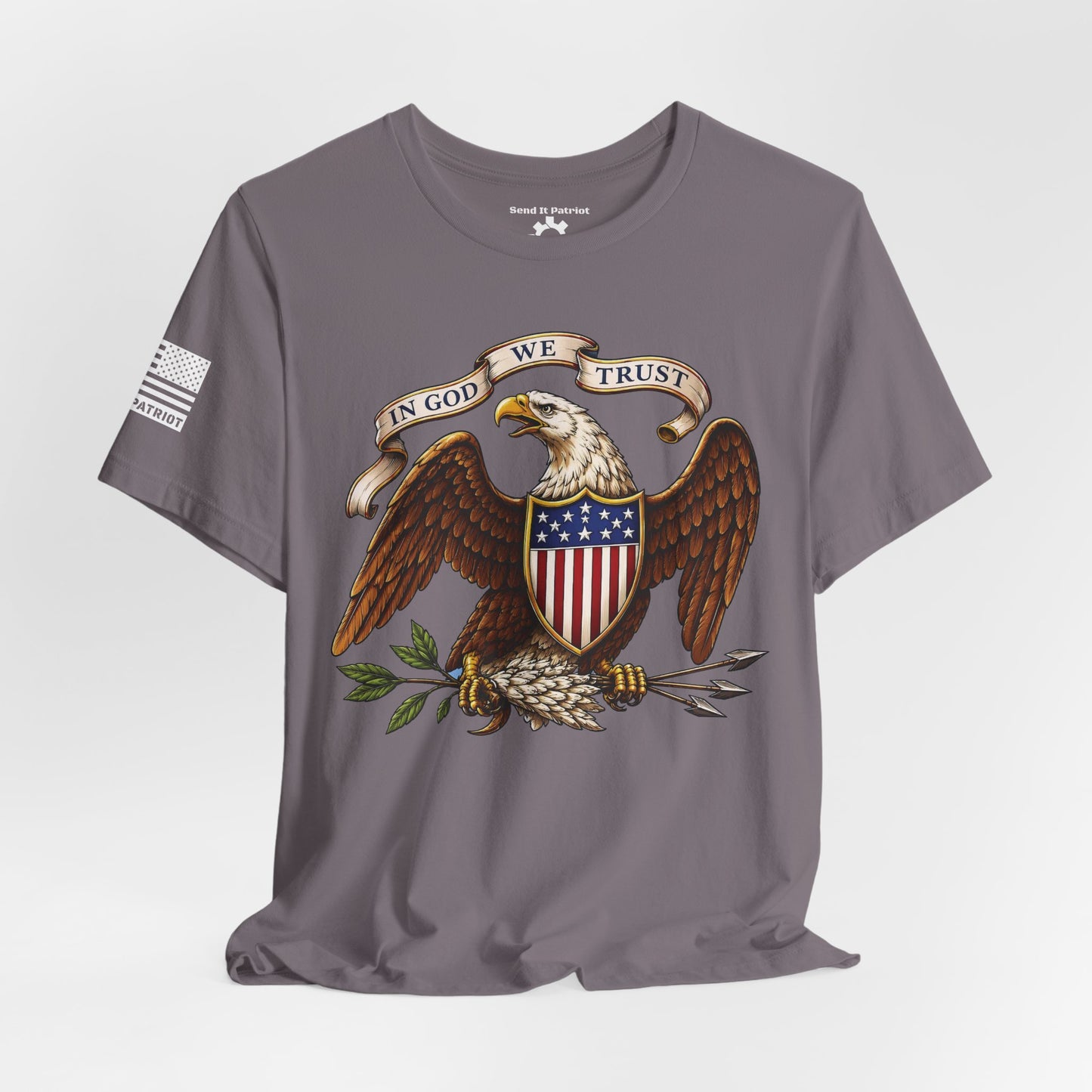 American Bald Eagle  "In God We Trust" Tee — Patriotic Shirt
