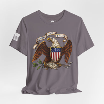 American Bald Eagle  "In God We Trust" Tee — Patriotic Shirt