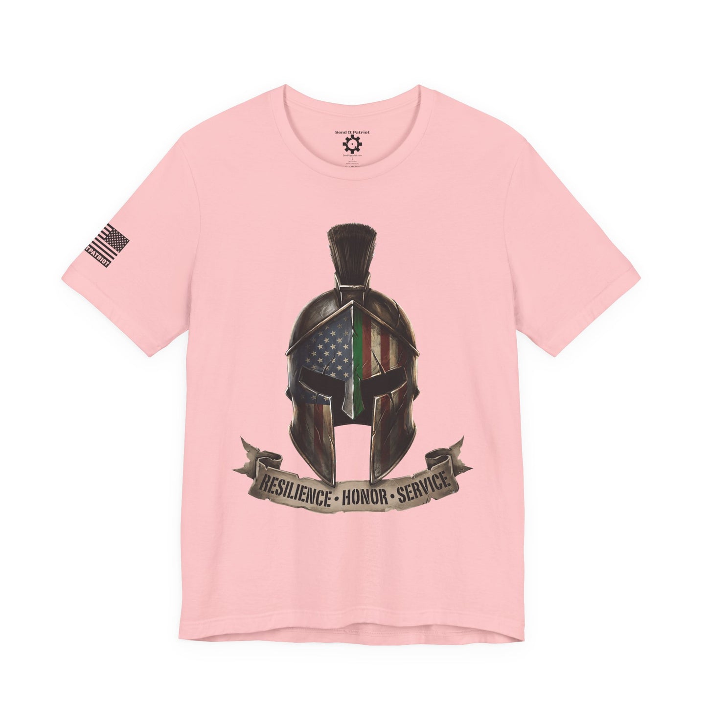Spartan Thin Green Line T-Shirt — Military Patriotic Tee