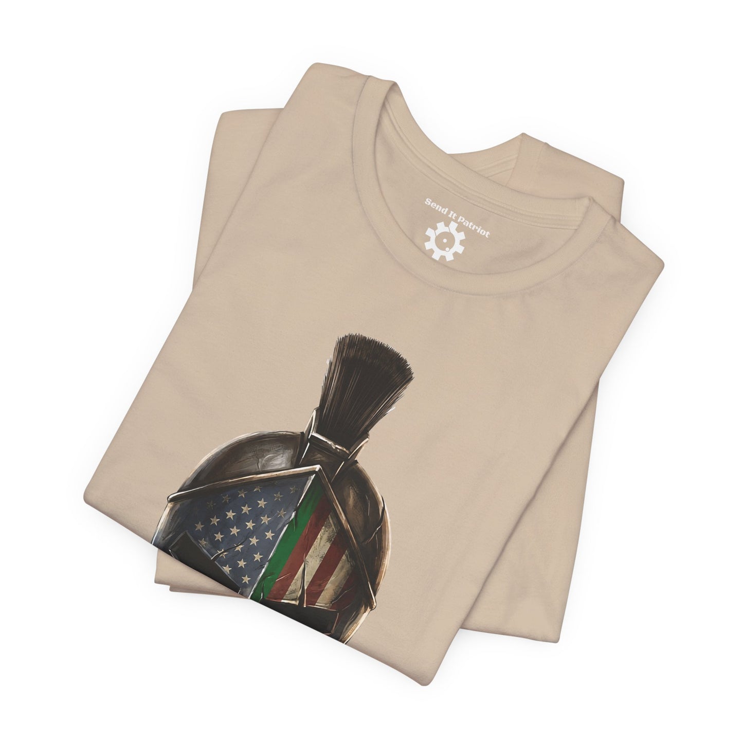 Spartan Thin Green Line T-Shirt — Military Patriotic Tee