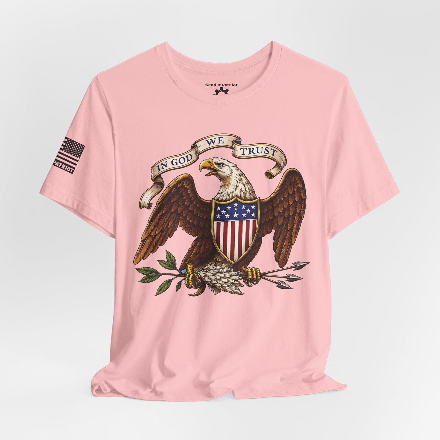American Bald Eagle  "In God We Trust" Tee — Patriotic Shirt