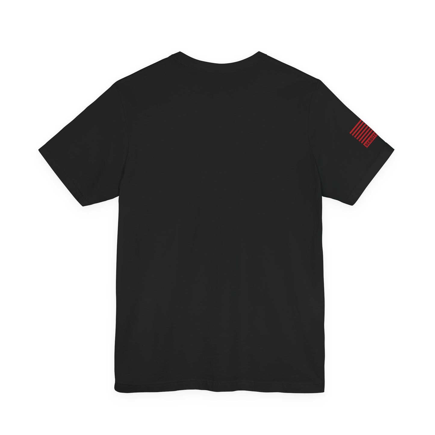 Peace Through Superior Firepower T-Shirt — American Flag Rifle Peace Sign Tee