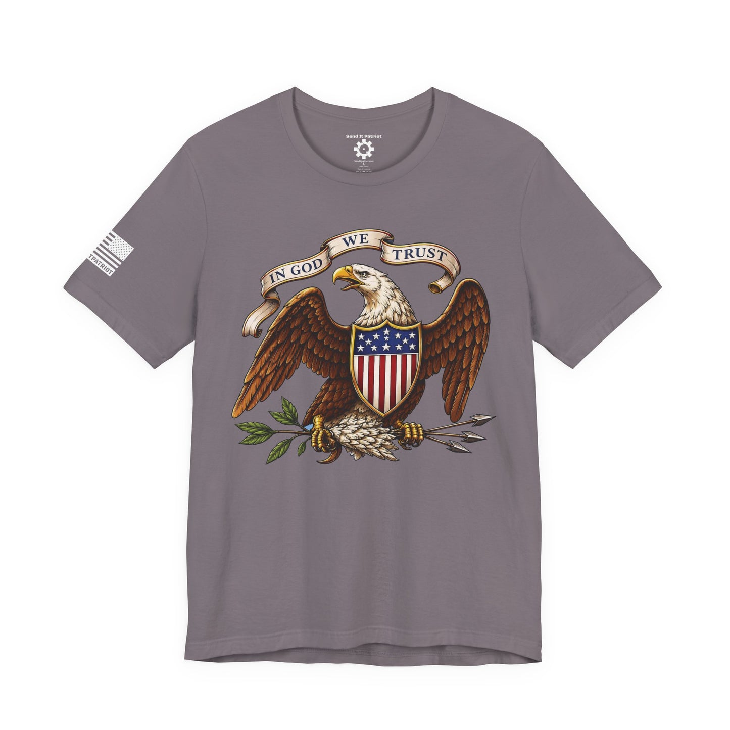 American Bald Eagle  "In God We Trust" Tee — Patriotic Shirt