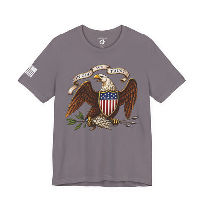 American Bald Eagle  "In God We Trust" Tee — Patriotic Shirt