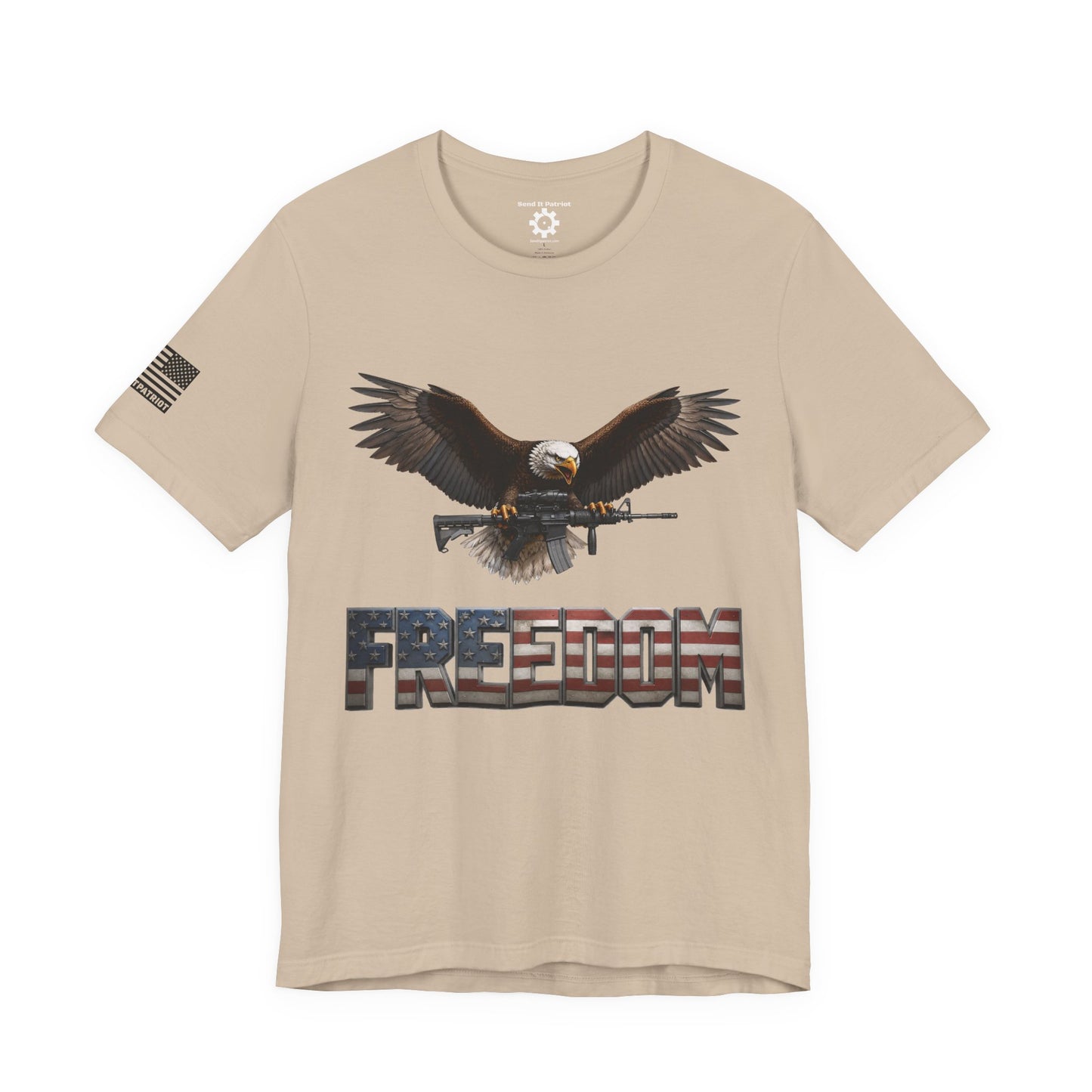 Freedom Tee — Military Weapons Print T-Shirt