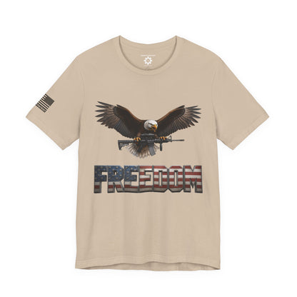Freedom Tee — Military Weapons Print T-Shirt