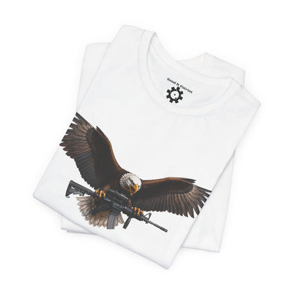 Freedom Tee — Military Weapons Print T-Shirt