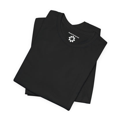 Land of the Free Home of the Brave T-Shirt —  Skull & Crossed Rifles Patriotic Tee Back Design