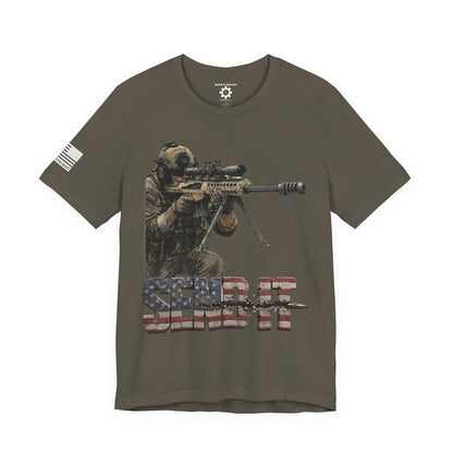 Send It Graphic Tee — Military Weapons Print T-Shirt