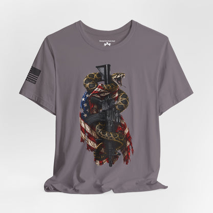 Commando Don't Tread On Me T-Shirt | Gadsden Flag Style Tee