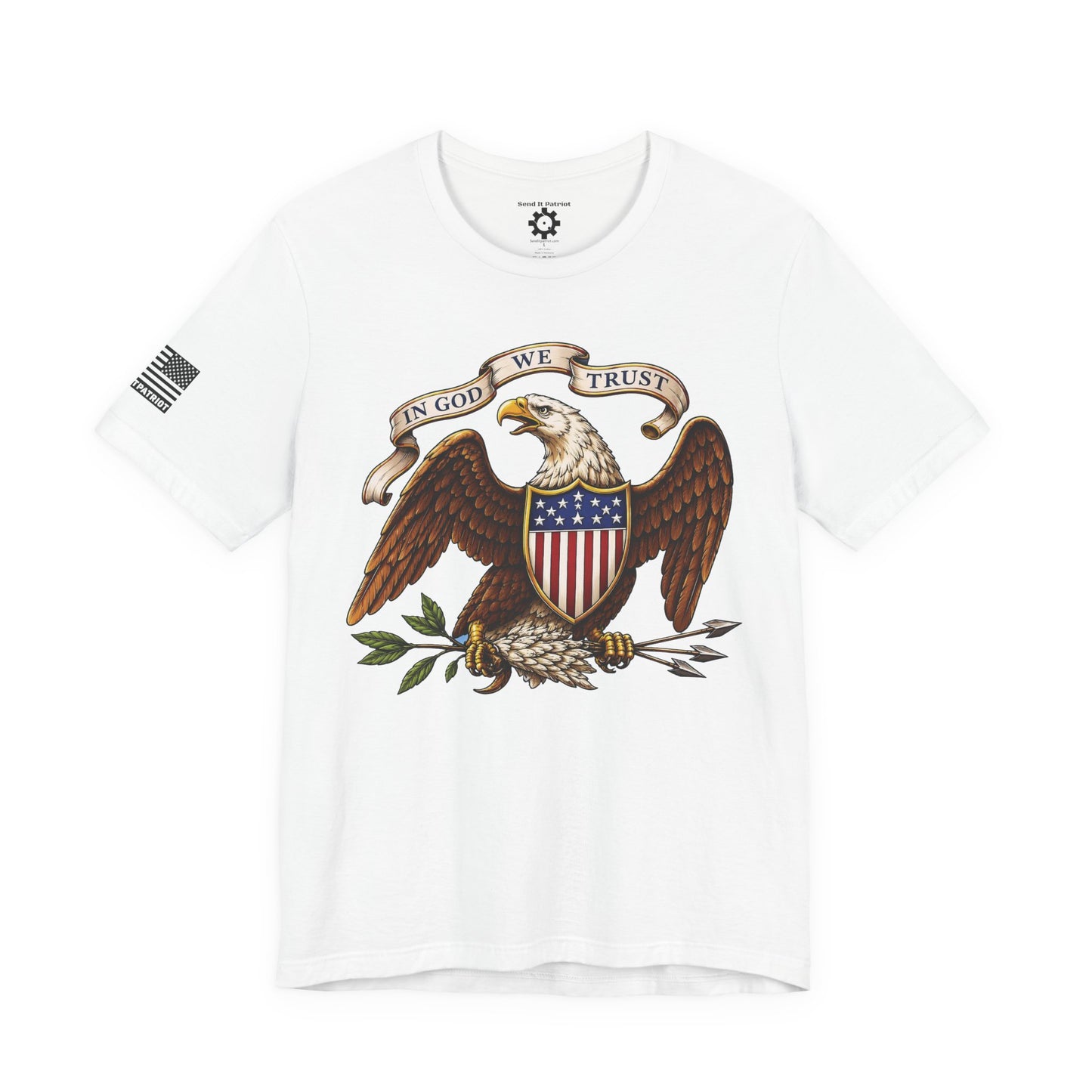 American Bald Eagle  "In God We Trust" Tee — Patriotic Shirt