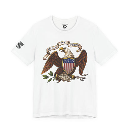 American Bald Eagle  "In God We Trust" Tee — Patriotic Shirt
