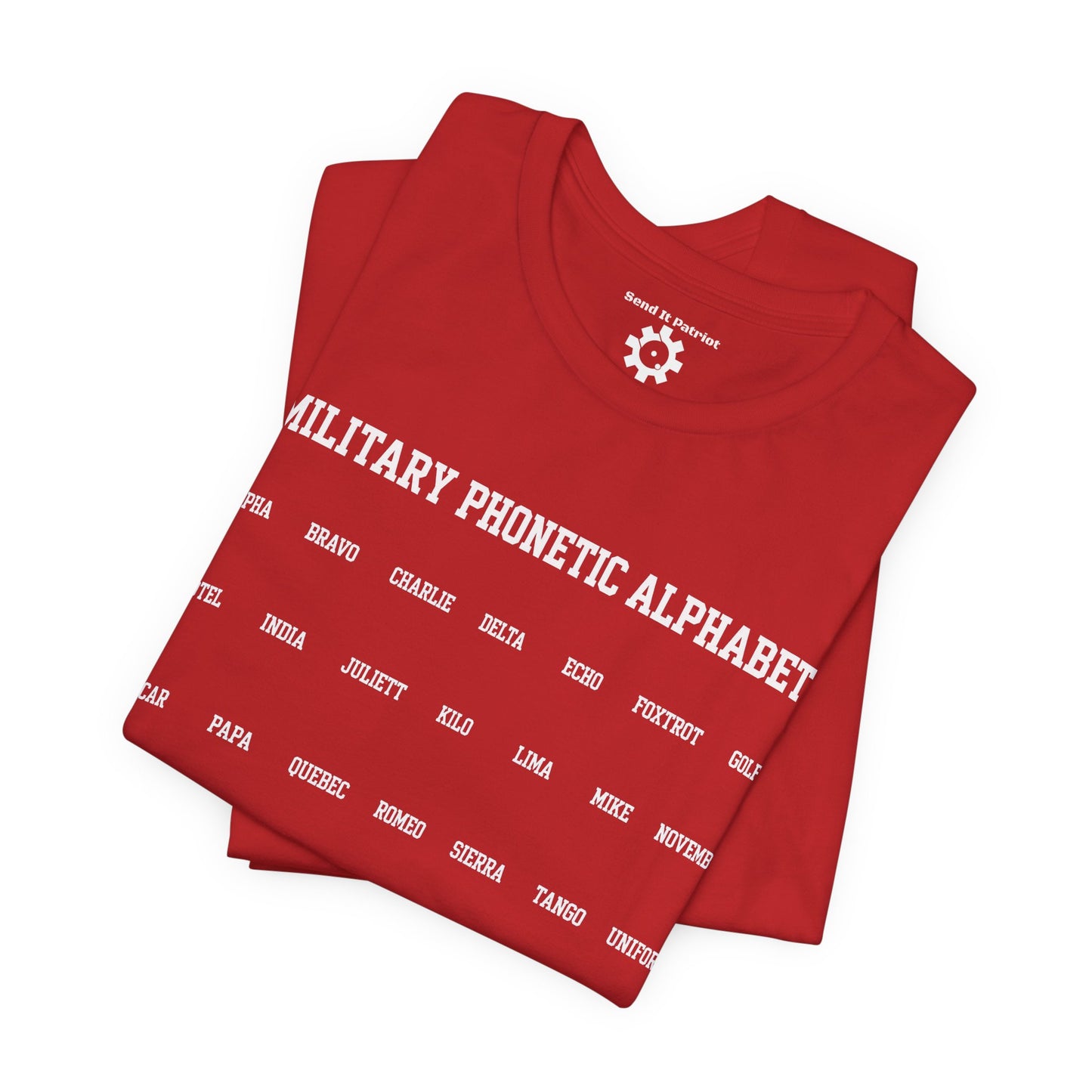 Military Phonetic Alphabet T-Shirt — Military Patriotic Tee
