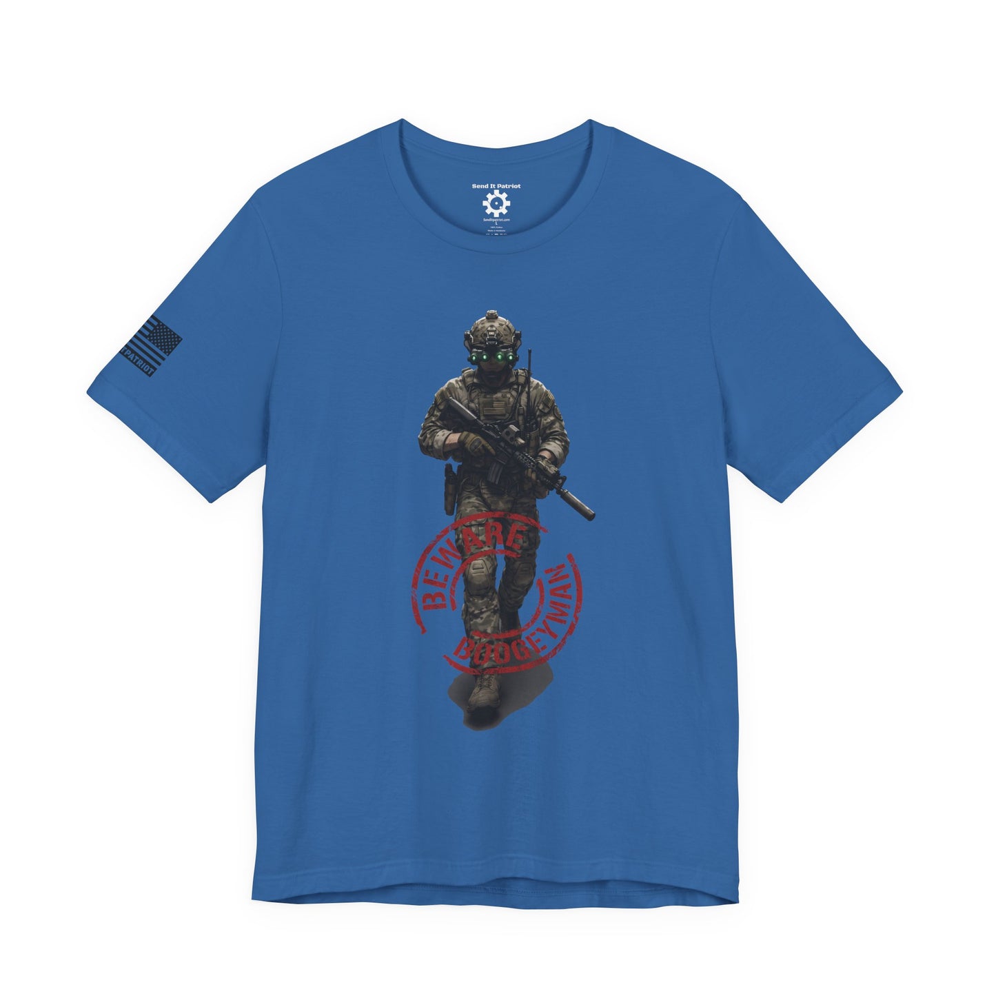 Beware Boogeyman | Boogeyman Hunter T-Shirt — Patriotic Tee