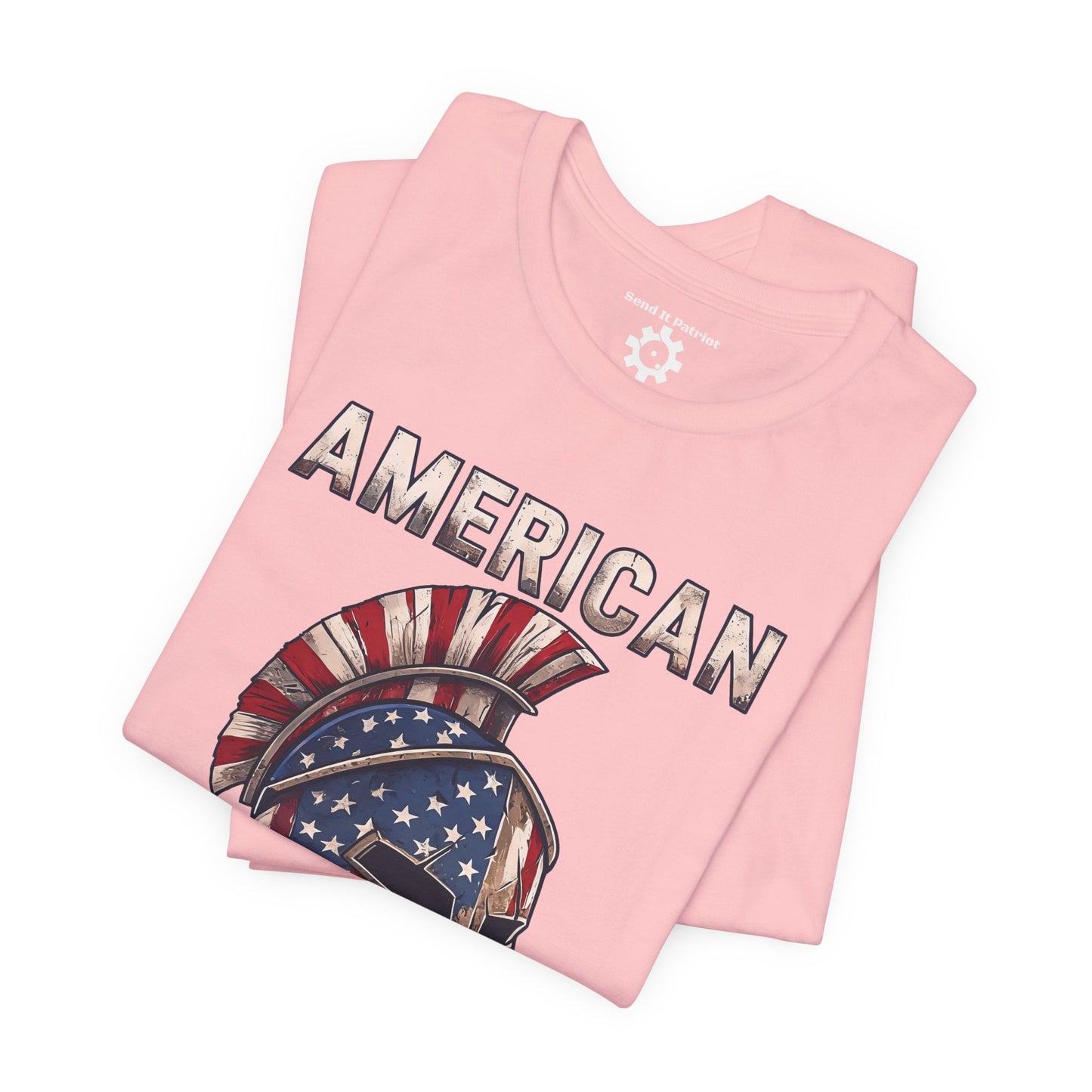 American Spartan T-Shirt — Patriotic Spartan Helmet Tee