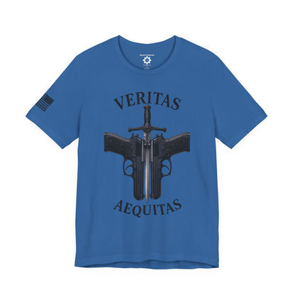 Veritas Aequitas T-Shirt | Patriotic Style Tee