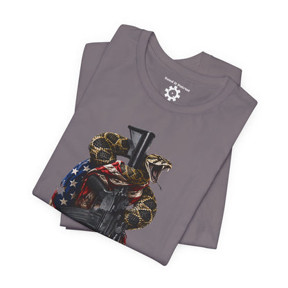 Commando Don't Tread On Me T-Shirt | Gadsden Flag Style Tee
