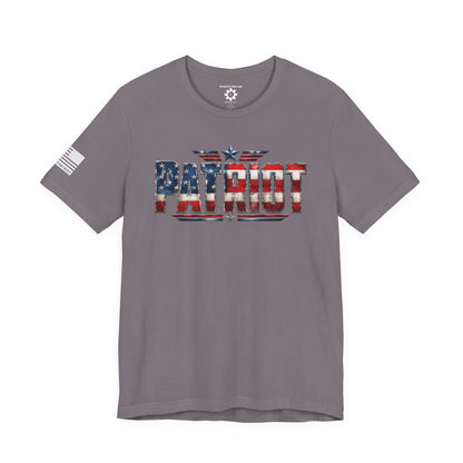 Patriot American Flag T-Shirt — 'PATRIOT' Vintage Stars & Stripes Tee