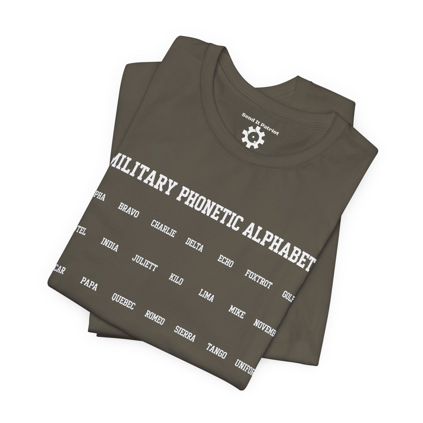 Military Phonetic Alphabet T-Shirt — Military Patriotic Tee