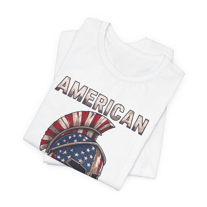 American Spartan T-Shirt — Patriotic Spartan Helmet Tee