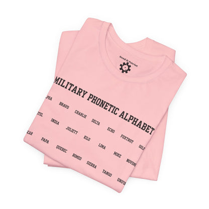 Military Phonetic Alphabet T-Shirt — Military Patriotic Tee