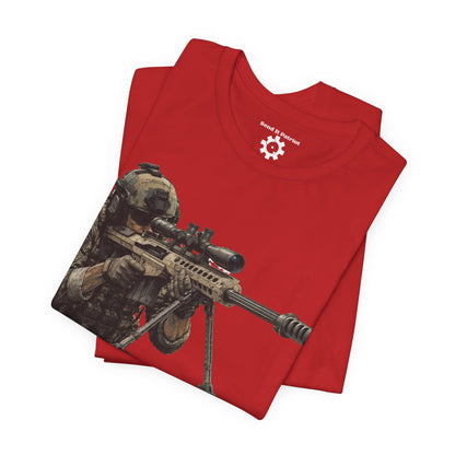 Send It Graphic Tee — Military Weapons Print T-Shirt