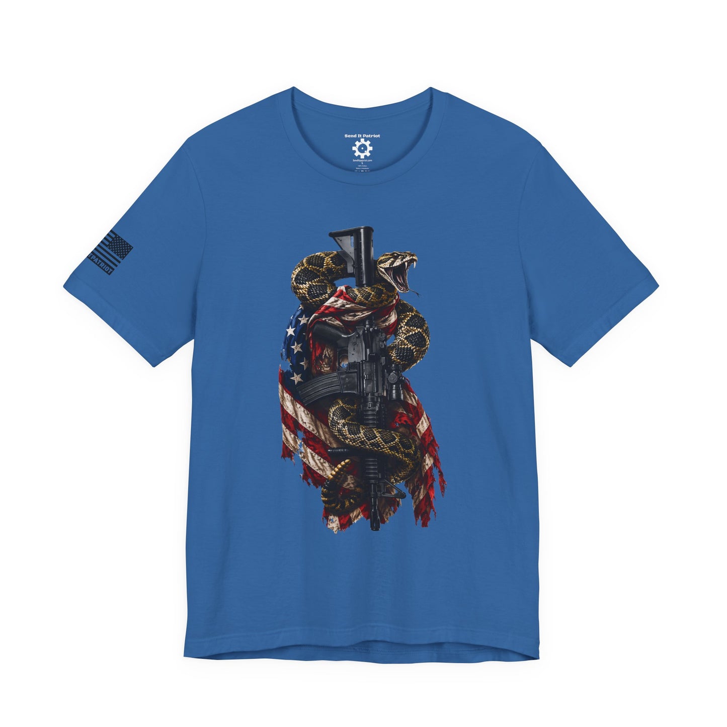 Commando Don't Tread On Me T-Shirt | Gadsden Flag Style Tee