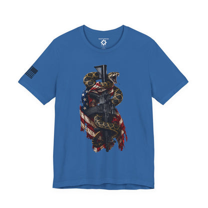 Commando Don't Tread On Me T-Shirt | Gadsden Flag Style Tee