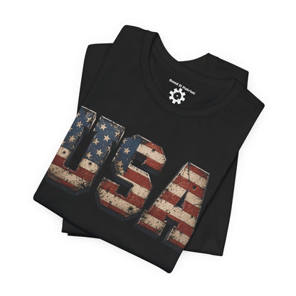 USA T-Shirt — Military Patriotic Tee