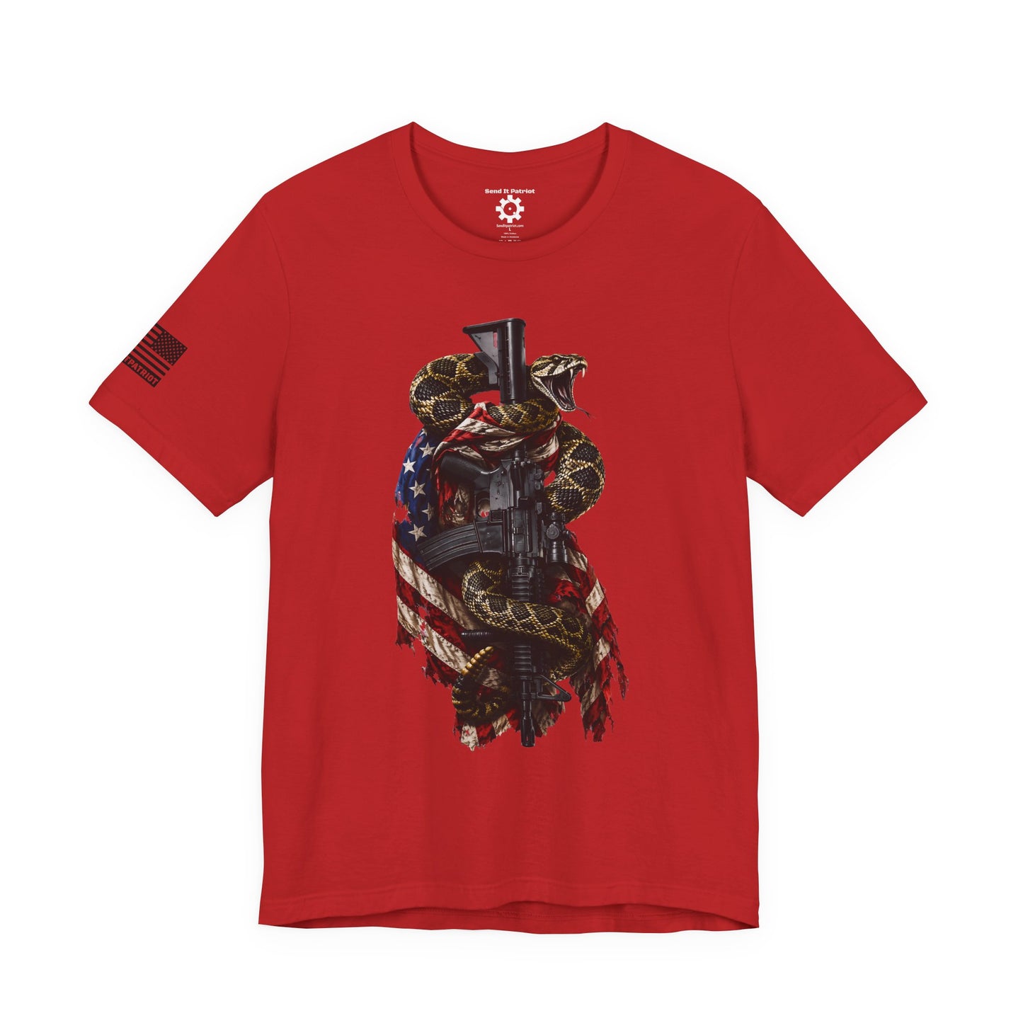 Commando Don't Tread On Me T-Shirt | Gadsden Flag Style Tee