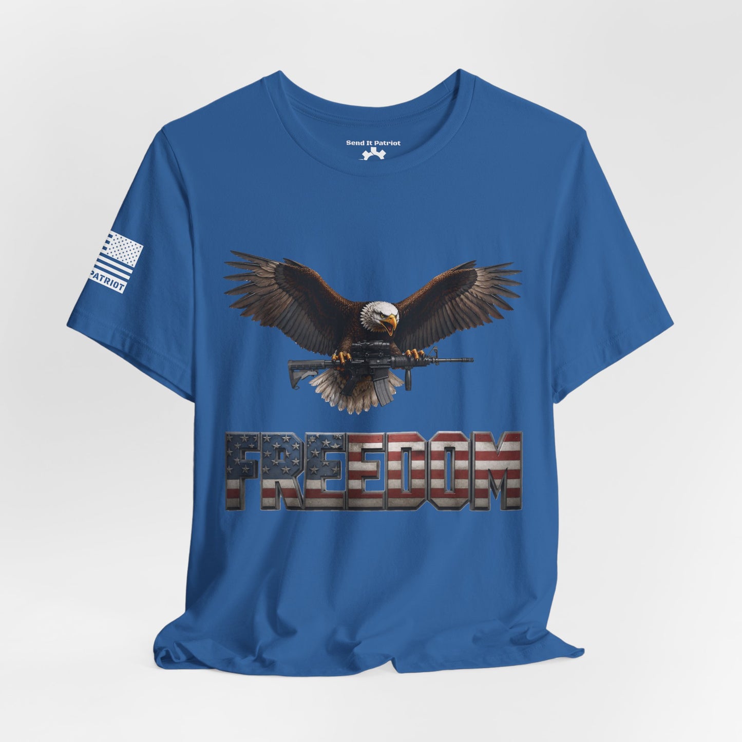 Freedom Tee — Military Weapons Print T-Shirt