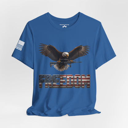 Freedom Tee — Military Weapons Print T-Shirt