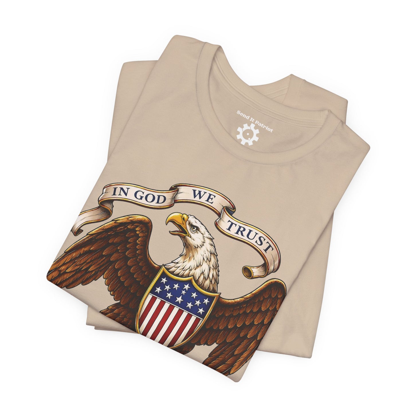 American Bald Eagle  "In God We Trust" Tee — Patriotic Shirt
